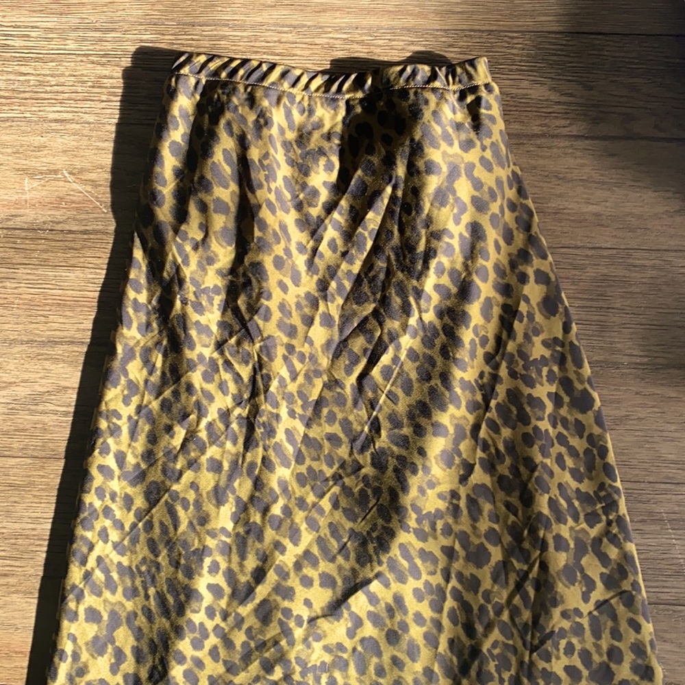XL Banana Republic A-Line Midi Cheetah Print Skirt NEVER WORN!!! (Tags off)